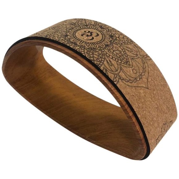 Roue de Yoga, Roue de Yoga pour l'Étirement Stable et Antidérapante Rouleau de Roue de Yoga Accessoire de Yoga Roue d'Étirement et d'Amélioration des Courbures Arrière pour l'Entraînement de Yoga Pose de Roue Conçue pour l'Entraînement de Yoga