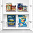 thumbnail image 4 of Plastic Storage Bins Stackable Clear Pantry Organizer Box Bin Containers for Organizing Kitchen Fridge  Food  Snack Pantry Cabinet, 4 of 8