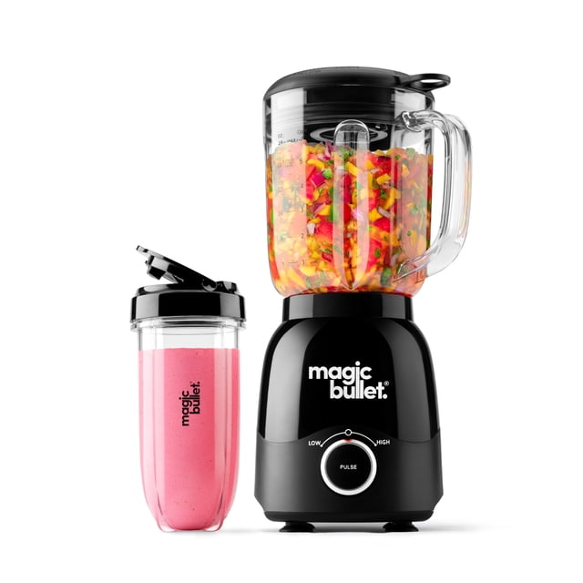 magic bullet Combo Blender, 48oz Pitcher, Blending Cup, Simple Speed Dial �?? MBF50200AK