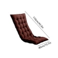 thumbnail image 3 of SUTENGDA Coussin de Chaise Berçante Imperméable - Coussin de Remplacement Résistant aux Intempéries pour Intérieur/extérieur, Coussin de Chaise à Dossier Haut, Coussins de Siège de Chaise de Patio (Bleu Premium 18.9” x 47.3”), 3 of 6
