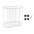 thumbnail image 1 of Luzkey Yoga Mat Storage Rack Basket, Workout Equipment Home Gym Storage Rack with Wheels for Dumbbell Kettlebells Resistance Bands White, 1 of 8