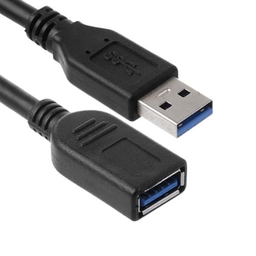 axGear 1.8m 6FT USB 3.0 A Male to A Female Connector Adapter Data Extension Cable