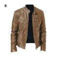 thumbnail image 3 of Youkk Stay Cozy And Protected Cotton Motorcycle Jacket For Men Multi Front Pockets khaki S, 3 of 6