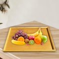 thumbnail image 2 of jifeng Bamboo Serving Platter Decorative Tray for Food Fruit Snacks Kitchen Counter 41cmx29cmx2.2cm, 2 of 8