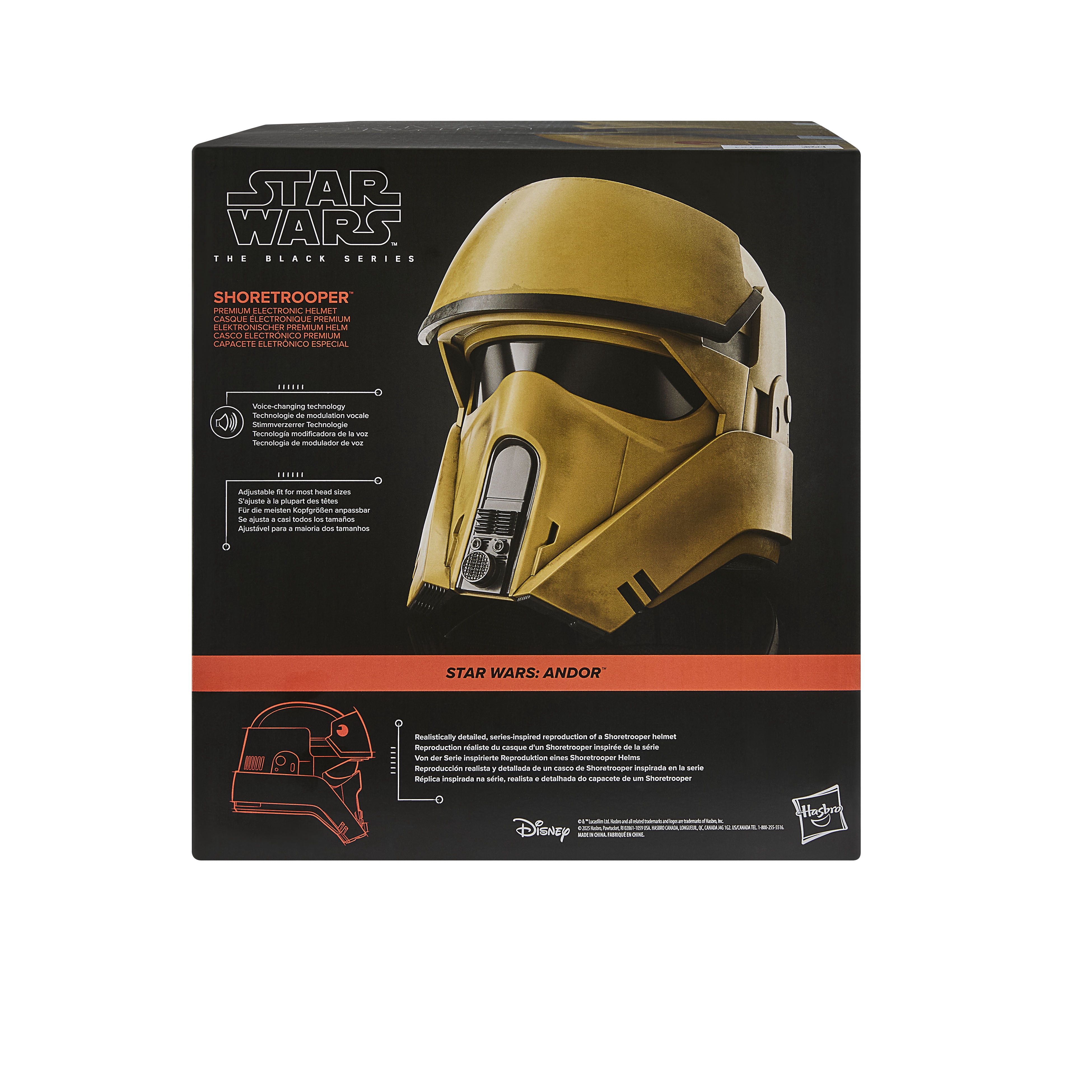 Star Wars The Black Series, casque électronique premium Shoretrooper, cosplay pour adultes