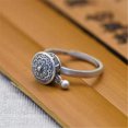 thumbnail image 4 of TopLLC Rings Thai Couple Male And Female Six-character Mantra Transfer Agate A ring, 4 of 9