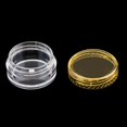 thumbnail image 4 of 50pcs Empty Round Makeup Jar Pot Travel Cream container nail Powder Cosmetic Container Case Yellow, 4 of 6