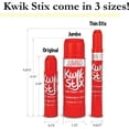 thumbnail image 4 of Kwik Stix Peintures Tempera Unies, Format Original, Couleurs Néon, Ensemble de 72, 4 of 9