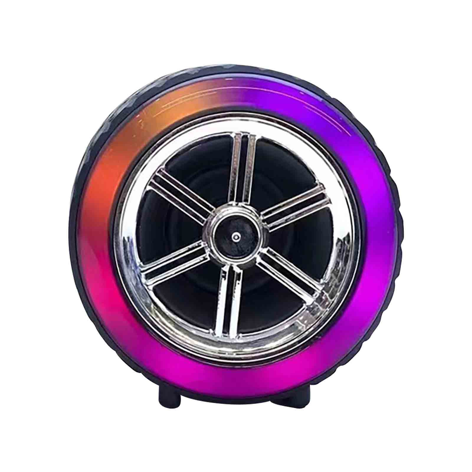 Speakers Bluetooth Wireless Colorful Bluetooth Speaker, Subwoofer, Full Screen Color Lights, Outdoor Portable Home Integrated Sound System Portable Bluetooth Speakers