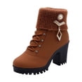thumbnail image 1 of Pisexur Bottes de Cowboy pour Femmes, Talon Kitten Bas Épais, Bout Pointu, Bottines Courtes, à Enfiler, Classiques, Habillées, Talons à la Cheville, 1 of 4