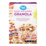 Great Value Raisin, Nut, & Seeds Granola