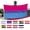 E #0, variant on Vaidha Flag Flag Progress LGBT Flags 3x5 Outdoor Bisexual All Inlcusive Flag Heavy Duty Polyester Flags Deco Bisexual Lesbians