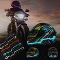 thumbnail image 3 of LED Light Motorcycle Helmet Kit Night Riding Flashing Stripe Bar 3 M, 3 of 8