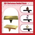 thumbnail image 1 of Ruiboury 4 Pcs Support de Bas de Noël pour Bas de Noël Support Suspendu Noir, 1 of 6