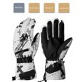 thumbnail image 3 of Ski Mittens Winter Warm Fluffy Thicken G-loves Waterproof Cold-proof Windproof Mitten Motorcycle Riding Mitens Touching Screen Cotton Mittens, 3 of 8