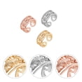 thumbnail image 2 of CIMAXIC Silver Copper Toe Rings Set of 3 Durable Comfortable for Decoration Banquets Parties Daily Wear,0.67"X0.67"X0.28", 2 of 5