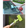 thumbnail image 3 of Plastic Spraying Window Glass Brush Hand Held Adjustable Dual Adjustable Dual Side Rotatable Indoor Cleaning Brushes Tool Accessories Green, 3 of 7