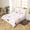 Rose Pink, variant on Girls Flower Duvet Cover Cute Aesthetic Watercolor Botanical Plants Bedding Set Full for Kids Kawaii Room Decor - 1 Bed Cover 2 Pillowcases