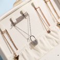 thumbnail image 3 of Jewelry Box Multifunctional Jewelry Container Jewelry Case for Earrings Necklace, 3 of 7