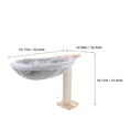 thumbnail image 2 of FESTFENDS 1Set Soft Grey Cat Hammock Hanging Bed Comfortable Lint Cat Tree Accessory, 2 of 8