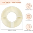 thumbnail image 3 of Clearance! 4-Partition Snack Platter, Reusable and Multifunctional Serving Platter, Convenient and Fast Snack Organizer, Divided Snack Plate for Parties and Events, 3 of 5