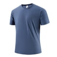 thumbnail image 1 of Plebaso Big and Tall Workout Mens T Shirts Short Sleeve Quick Dry Athletic Tee Tops Activewear for Running, 1 of 3