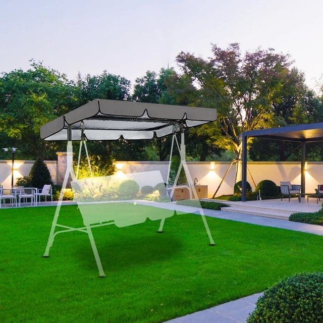 Polyester Cloth, Garden Seat Replacement, Double Replacement, Outdoor Patio Seat Cover(Top Cover Just)