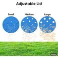 thumbnail image 5 of Superio Hand Spreader and Shaker for Seed, Salt, Ice Melter, Blue, 5 of 5