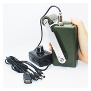 30W Hand Crank Generator High-power Outdoor Professional Emergency Mobile Phone Computer Charger Portable 0-28V ,Handy Bright