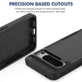 thumbnail image 3 of [PST] Google Pixel 9 Pro XL Hard Case, Dual Layers Heavy Duty Rubber Armor Bumper Hard Case Cover, 3 of 5