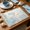 ulticolor, variant on Dvkptbk 4 Styles Coastals Placemats Nautical Seahors Turtle Seashell Starfishs Corals Print Heatresistant Table Mats for Dining Table Decor