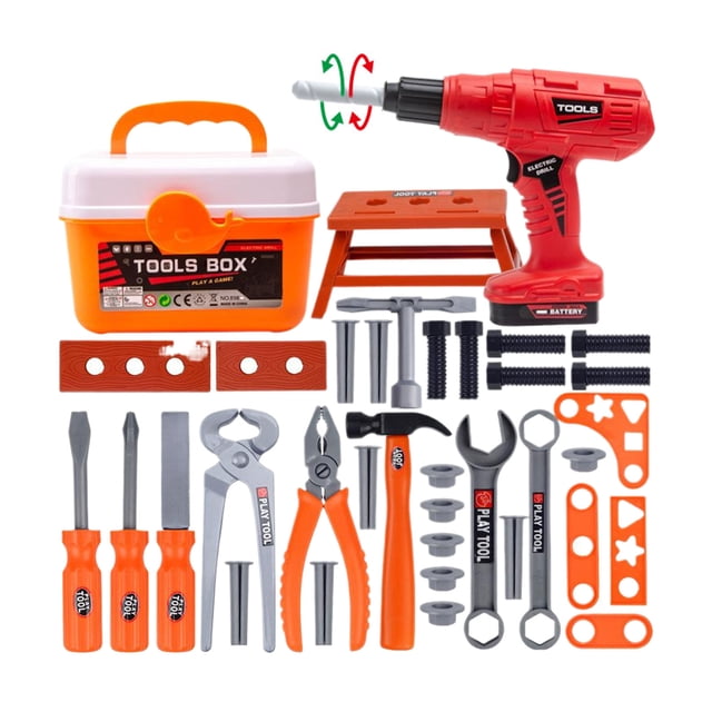 mmirethe Entertaining Children S Toolbox Tool Set For Hands-On Fun Improving Hands-on 42 pcs with toolbox