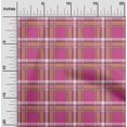 thumbnail image 1 of oneOone Polyester Lycra Fabric Tartan Check Print Fabric By The Yard 56 Inch Wide, 1 of 4