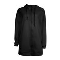 thumbnail image 3 of Womens Solid Color Hoodie Zipper Long Sleeve Sweatshirts Pockets Long Coat Tops, 3 of 5