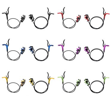 Maoww Bike Brake Set Wheel Stopping Parts Bicycles Accessories Universal Accessory Disc Braking Kit Replacement Purple Rear Right Brake