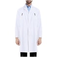 thumbnail image 1 of Amzcrzy Men Polyester Coat Men Working Clothes Button with Pockets Long Sleeve Turndown Collar Solid Color Cardign Men's Fashion Jackets for Men Men's Clothing, 1 of 8