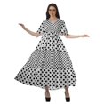 thumbnail image 4 of Moomaya Robes d'Été Imprimées à Manches Courtes pour Femmes, Tenue de Fête Décontractée, 4 of 4