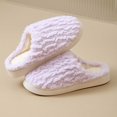 thumbnail image 2 of Slippers Winter Warm Shoes Indoor Outdoor Comfortable Soft Cozy Fuzzy Slides For, 2 of 5