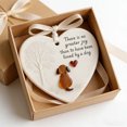 thumbnail image 4 of Heart-Shaped Sea Glass Christmas Tree Ornament For Hanging Holiday Decor; Handmade Friendship Keepsake Gift, 4 of 6