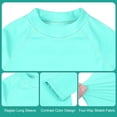 thumbnail image 2 of BIG ELEPHANT 3 Pack Kids Rash Guard Swim Shirt UPF 89+ Long Sleeve Rashguard Swimwear Surf Tops Sun Protection for Boys Girls, 2 of 5