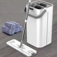 thumbnail image 1 of Suncoda Mop, Mop And Bucket With Wringer Set Hands Free Flat Floor Mop And Bucket With 4 Washable Microfiber Pads Wet And Dry Use Floor Cleaning Syste, 1 of 8