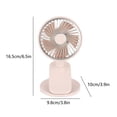 thumbnail image 3 of Limited Time Deal Iumwxz Small Fan Clipable Desktop Small Fan Clip On Fan Room Fan USB Rechargeable Desktop Clip Type Mini Fan Desk Fan Desk Accessories Home Decor, 3 of 6