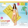 thumbnail image 2 of Intex Transparent Water Hammock, Inflatable Pool Lounger for Relaxation, Multiple Colors, 2 of 3