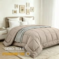 thumbnail image 3 of BedTreat Down Alternative Duvet Insert, Quilted Queen Size Sand Dollar Comforter, All Season Ultra Soft Microfiber Bedding with Corner Tabs, Machine Washable, 3 of 7