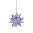 thumbnail image 1 of HOLIDAY TIME 3.25 Inch Lavender Iridescent Star Christmas Ornament, 100% PP Hanging Tree Decor, 1 of 4
