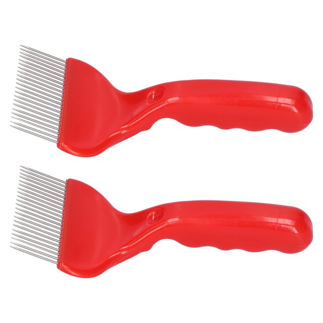 Haofy 2 Pcs 21 Dents Fourchette de Débouchage en Acier Inoxydable Outils d'Apiculture