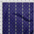 thumbnail image 3 of oneOone Coton Soie Tissu Rayé & Tissu Imprimé Ikat Tourbillon 1 Yard 42 Inch Wide, 3 of 4