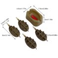 thumbnail image 3 of Inline Method Fishing Bite Feeders Universal Molds Thrower Fish Lures Plumb Set Attachment Outdoor Freshwater Saltwater Large Grams, 3 of 7