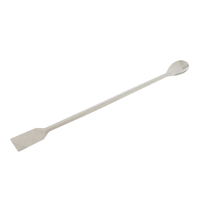 Spatule Micro-Cuillère de Laboratoire pour Poudres, Acier d'Échantillonnage 30cm