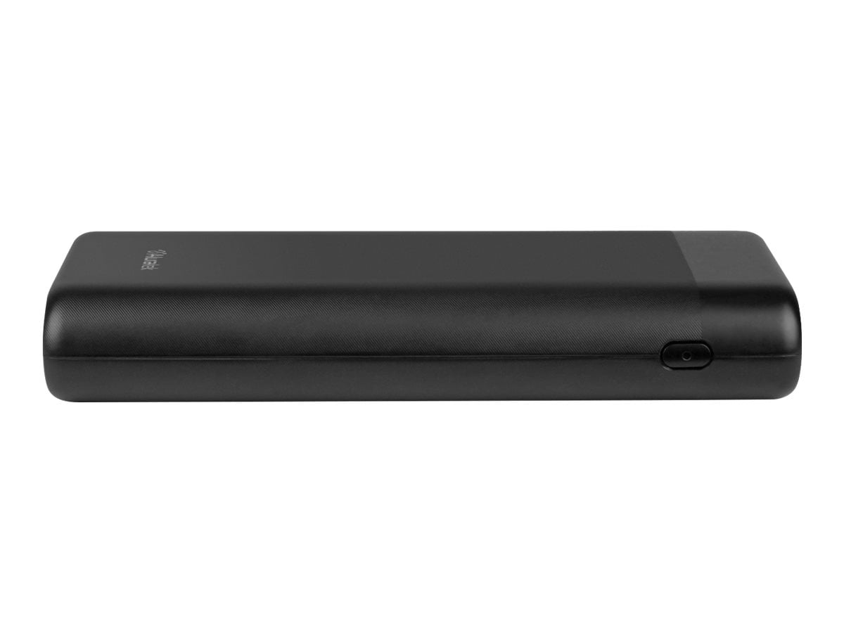 Aluratek APBQ20F - Chargeur rapide 65 W 20 000 mAh, QC 3.0 - 3 sorties : 2 x USB, 1 x USB-C PD